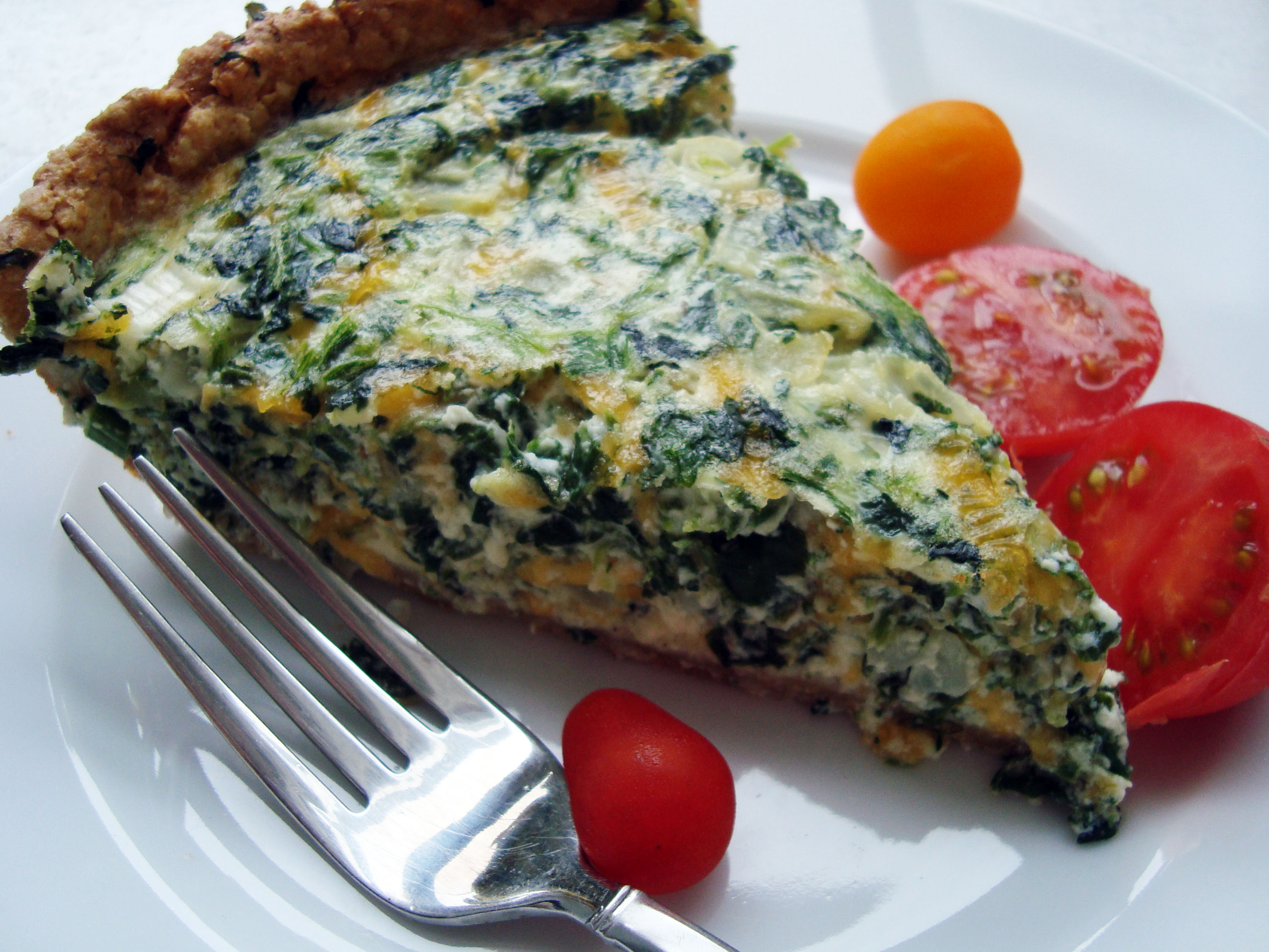 How Many Calories In A Slice Of Spinach Quiche